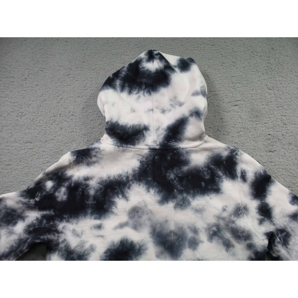 Raiders Sweatshirt Womens Size S White Black Tie Dye Full Zip NFL Team Apparel - Picture 9 of 14